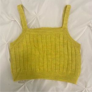 Sweater Crop Tank